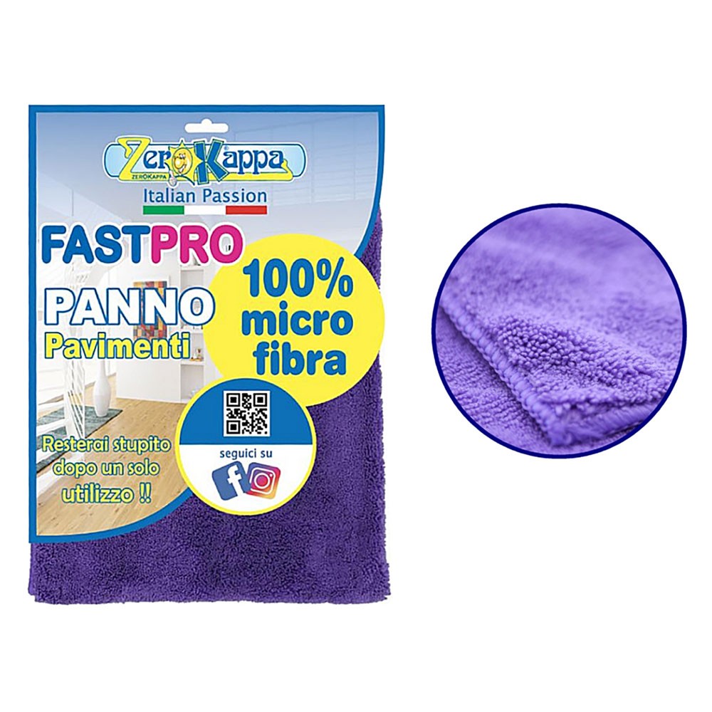 Panno Microfibra Pavimenti Fast cm 50 x 70 PANNOPELL - Vendita