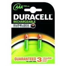 Duracell Batteria 2 Batterie Ministilo Aaa Ricaricabili 1,2 V 750 Mah Fer 99523